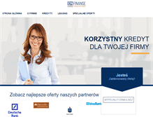Tablet Screenshot of dobrekredyty.net